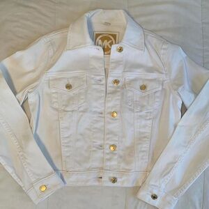 Michael Kors White Denim Jacket